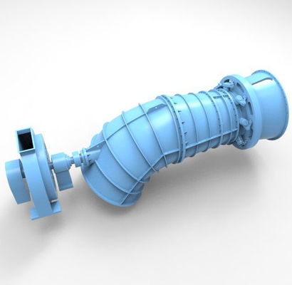 Qualität  Stainless Steel Or Carbon Steel Tubular Head Low Water Hydro Turbine Generator usine